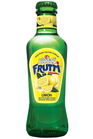 Uludağ Frutti Limon Aromalı Maden Suyu 200 Ml X 24 Adet
