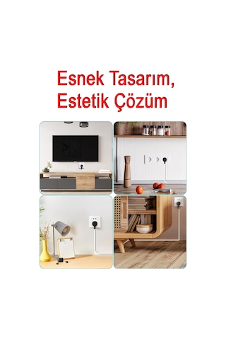 Greentech Esnek Kablo Kanalı Krem / Gt-kk12
