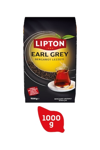 Lipton Earl Grey Bergamot Aromalı Siyah Dökme Çay 1 KG