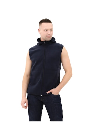 Latela Fermuarlı Kapüşonlu Yelek 387064264 Mavi