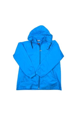 Fuba Saks Mavi Astarsız Yağmurluk Saks Mavi