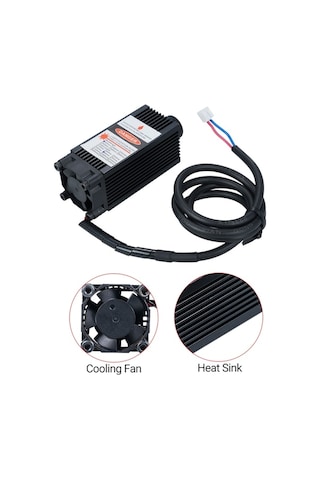 Novahub Lazer Gravür Modülü Optik Fokuslu Laser Engraving Module 3pın Interface 450nm 500mw Module Hea