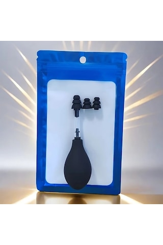 Xuweiwei Siyah Kulak Basınç Aleti Migren Ve İç Kulak Denge İçin Rahatlatma Emme Cihazı Ağrı Gerilim Uçak Kulak Sorunu Çözümü Gri