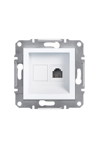 Schneider Electric Asfora 1xRj11 - 4 Kontaklı Çerçevesiz - EPH4170121 Schneider Electric Asfora 1xRj11 - 4 Kontaklı Çerçevesiz - EPH4170121