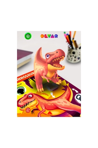 Dinozor Dünyası İlk Ansiklopedim Etkinlik Kitabı / 4d Artırılmış Gerçeklik
