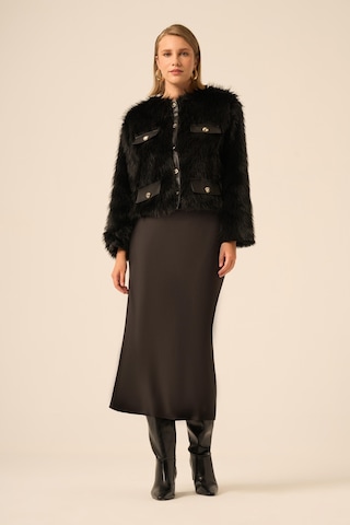 Ftz Women Kadın Peluş Mont Siyah 31241 Siyah