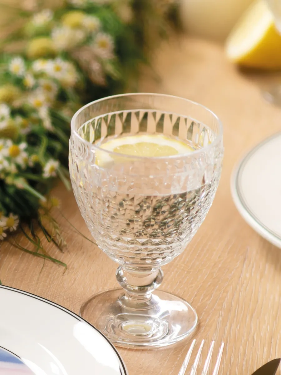 Villeroy & Boch Beyaz Şarap Bardağı, Boston, Kristal Cam 437267118 Beyaz