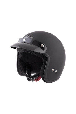 Nikko N313 Yarım Chopper Güneş Vizörlü Kask