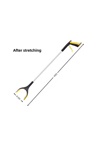 2pack 33 'dönen Çeneli Ekstra Uzun Grabber Reacher Yaşlılar İçin Parlak Sarı Mobilite Aracı 50 Mm Sarı