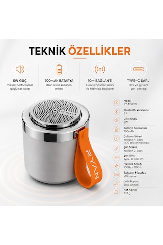 Magsafe Bluetooth Hoparlör Telefon Standı Bluetooth 5.4 5w Güçlü Ses Manyetik Telefon Tutucu Taşınabilir Mini Hoparlör Magsound Pro Ry-msp01