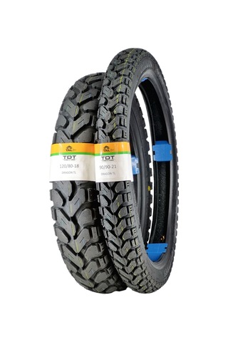 120/80-18 Ve 90/90-21 Tl Tubeless - Dubleks Lastik Takımı