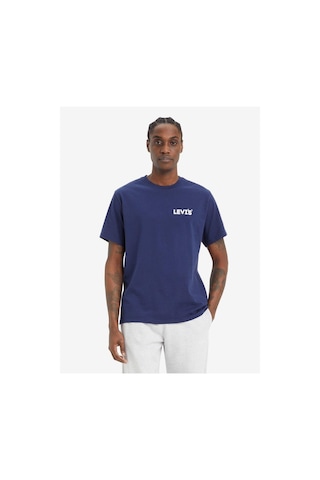 Levi's Relaxed Fıt Erkek Mavi T-shirt A2082-0197-4745 Mavi