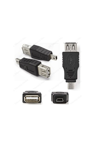 Mini Usb Erkek To Usb Dişi Otg Dönüştürücü