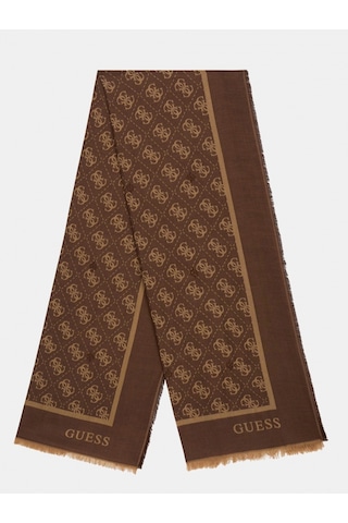 Guess Jakarlı 70x180 Kadın Kahverengi Şal Aw5529vıs03-bro