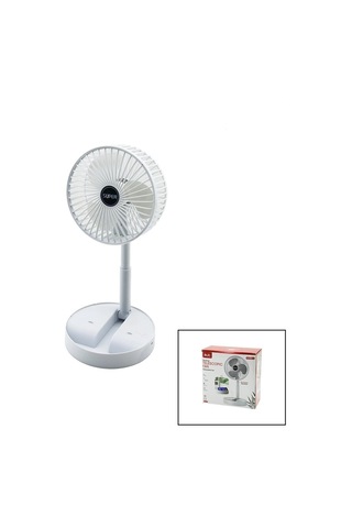 Bay Masa Üstü Vantilatör Usb Şarjlı Katlanır Fan 16.4cm - Uzayan Ayak 12.5-19cm 180 Derece Dönebilen Telefonluklu