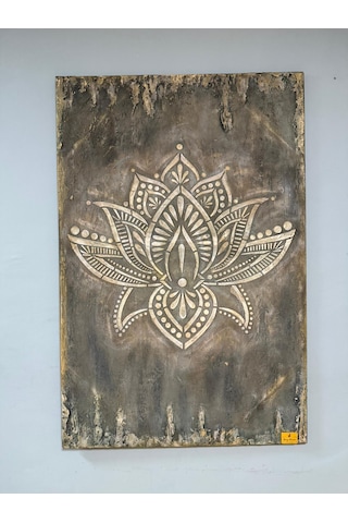 Kabartmalı Lotus Tablo