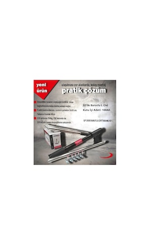 Akdeniz Gp 3000 Barutlu Çivi Tabancası Ve Tavan Klipsi 100 Adet