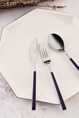 Karaca Salzburg Tekli Yemek Bıçağı 22 cm İndigo