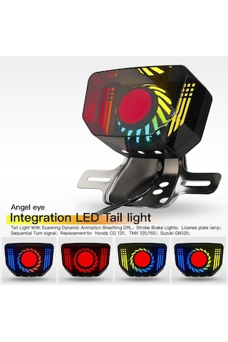 Ebitda Suzuki Gn İçin Nefes Alan Drl Led Arka Lambası, Fren Strobe, Animasyonlu