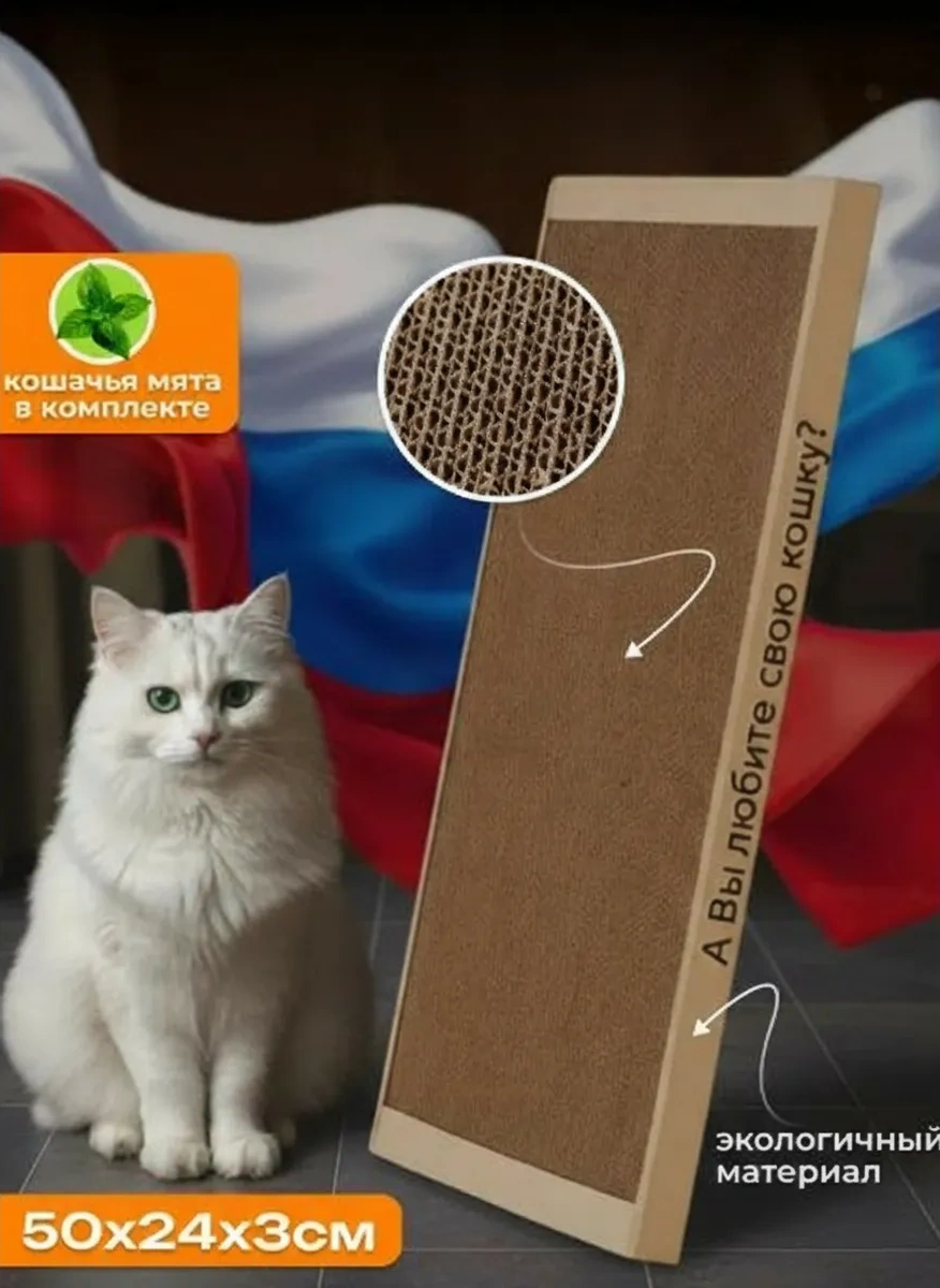 Kogtedralka Kediler İçin Tırmalama Direği 24/50/3 Cm 74991139