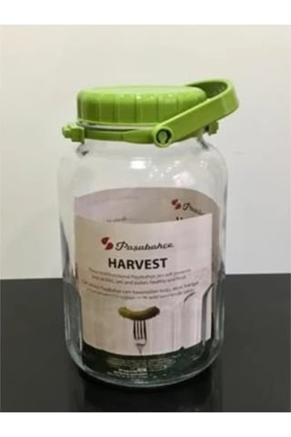 Paşabahçe 80006 Yeşil Kapaklı Cam Kavanoz 4 Lt