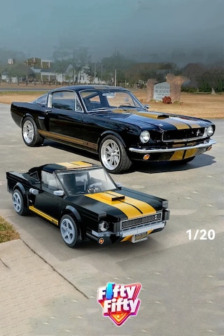 Cada Uzaktan Kumandalı Shelby Gt350 H 1:20 C51093w 291 Parça Oyuncak Yapım Seti Blok Araba