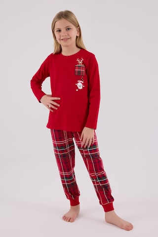 Arnetta Kız Çocuk Kırmızı Pijama Takımı Ar3512-c-v1 Kırmızı