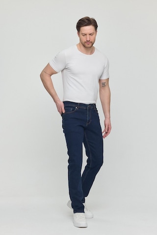 Polo State Regular Fit Likralı Erkek Denim Kot Pantolon Lacivert Lacivert