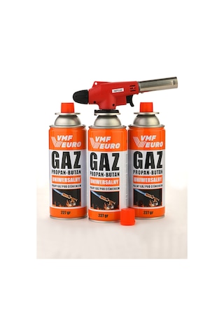 Remtas Vmf Eurogaz Kamp Ocak Gazı Pürmüz Seti Eco 4'lü Kırmızı