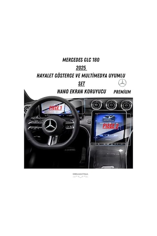 Mercedes Glc 180 2025 Hayalet Gösterge Ve Multimedya Uyumlu Set Nano Ekran Koruyucu