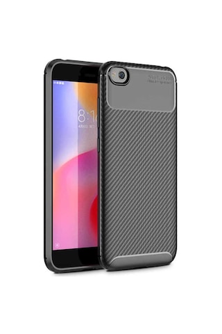 Xiaomi Redmi Go Kılıf Zore Negro Silikon Kapak Kahverengi