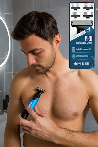 Tr-650 Body Groom Powertec Sakal Vücut Kıl Tüy Tıraş Makinesi Şarjlı