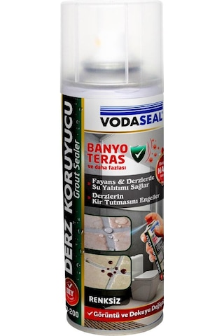 Vodaseal Fayans Ve Derz Koruyucu Sprey Şeffaf 200 Ml. 1 Adet
