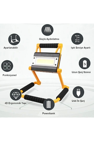 1300 Lümen Güçlü Aydınlatma Wt-328 Renkli