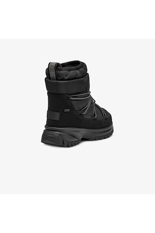 Ugg Yose Puff Kadın Siyah Kar Botu Düz 1131978 Siyah