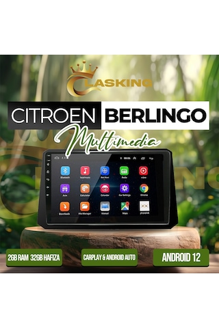 Cıtroen Berlıngo 2019-2023 Uyumlu 2 Gb Ram 32 Gb Hafıza Android M