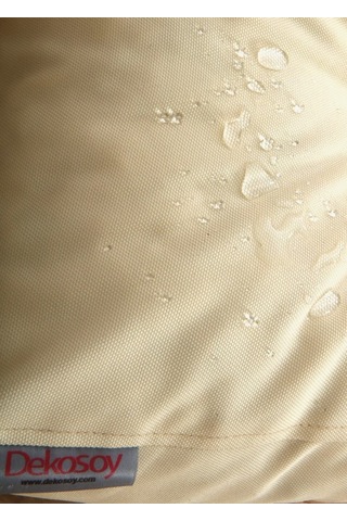 Dekosoy Arkalıklı Bank Minderi 110x50x5cm Krem