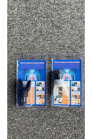 Fitness Trainer Taşınabilir Spor Karın Solunum Antrenörü Ayarlanabilir Direnç Beyaz