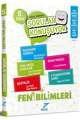 5.sınıf Pruva Fen Bilimleri Soru Bankası Hediyeli