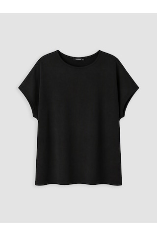 Lcwaıkıkı Curve Siyah Büyük Beden Oversize Bluz
