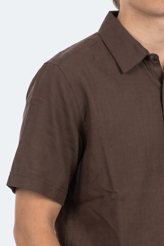Slazenger Kırtıda Erkek Kahve Gömlek
