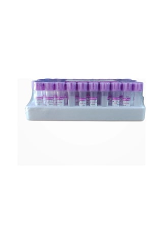 Vacusera K3 Edtalı Tüp 0,5 Ml Pediatrik Mor Kapak 50'li Paket