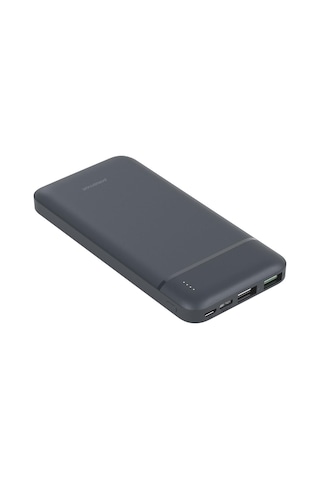 Polosmart Pbs131 10000 Mah Powerbank Type-c Girişli Çift Usb Hızlı Şarj Cihazı Antrasit Antrasit