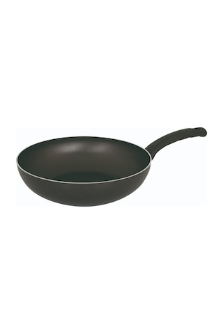 Mehtap Teflon Wok Tava - 24 Cm Siyah