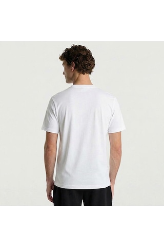 New Balance Lifestyle Erkek Beyaz Tişört Mnt1649-wt