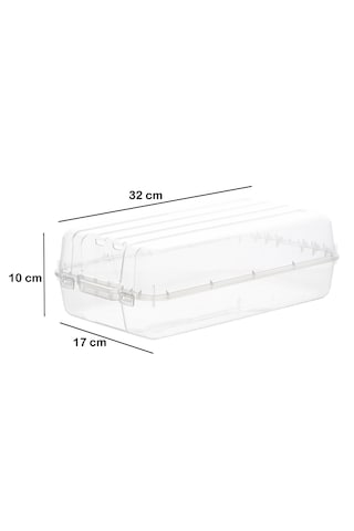 Porsima 3197 10 Adet Kadın Ve Çocuk Ayakkabı Saklama Kutusu Şeffa