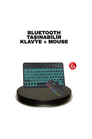 Aydınlatmalı Türkçe Q Rgb Klavye Sessiz Ve Dayanıklı Tuş Takımı Optik