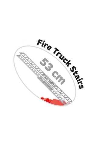 Nessiworld 7022 İtfaiye Kamyonu Penceli Kutuda 38 Cm Çok Renkli