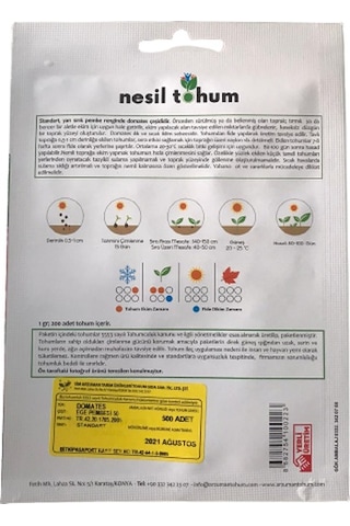 Domates Köy Tipi Atalık Tohumu 3 Paket