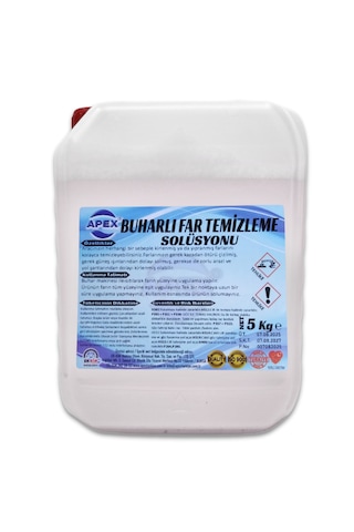 Far Temizleme Solüsyonu 5 Kg Sararmış Farlar İçin Premium Far Temizleme İlacı Ve Parlatma Sıvısı